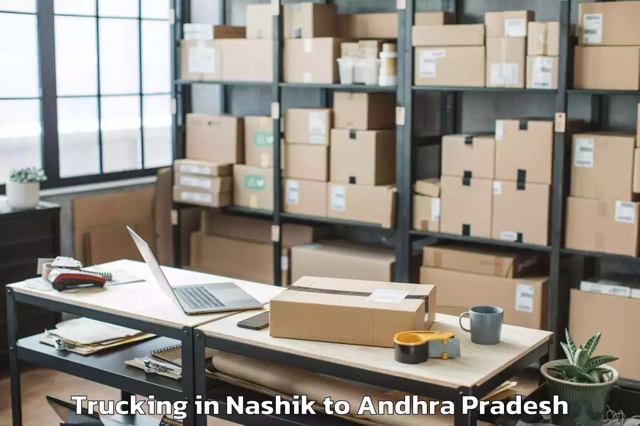 Hassle-Free Nashik to Ponnur Trucking